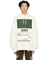 424 Off White Oversized Hoodie