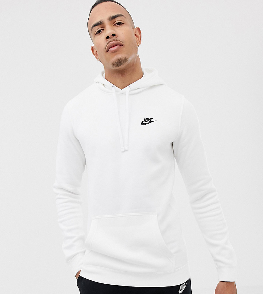 Registrarse Desear Coronel Nike Pullover Hoodie With Swoosh Logo In White 804346 100, $33 | Asos |  Lookastic