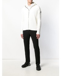 Rrd Ribbed Knit Zip Front Hoodie