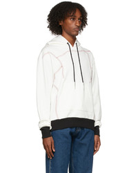 Youths in Balaclava White Bolo Hoodie