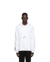 McQ White Core Relaxed Hoodie
