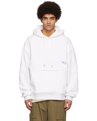 Wooyoungmi White Cotton Hoodie