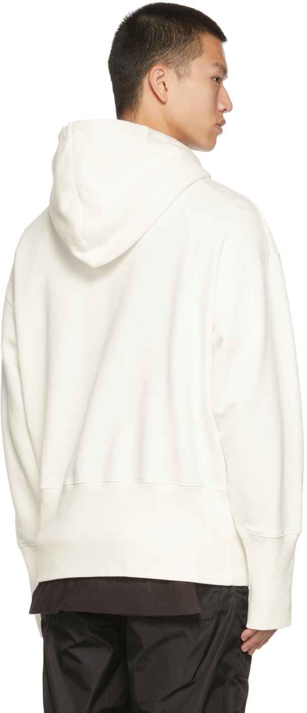 Ambush White High Rib Hoodie, $570 | SSENSE | Lookastic