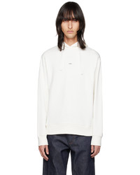 A.P.C. White Larry Hoodie