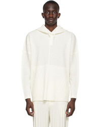Homme Plissé Issey Miyake White Monthly Color January Hoodie