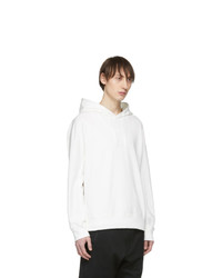 Y-3 White New Classic Hoodie