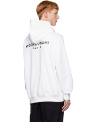 Wooyoungmi White Patch Hoodie