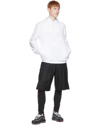 Comme Des Garcons Homme Plus White Polyester Hoodie