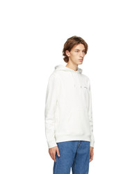 Norse Projects White Vagn Logo Hoodie