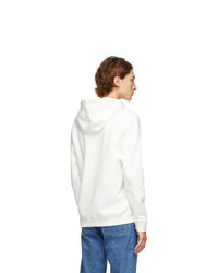 Norse Projects White Vagn Logo Hoodie