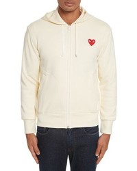 Comme Des Garcons Play Zip Up Hoodie