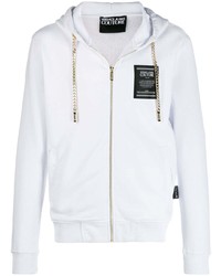 VERSACE JEANS COUTURE Zipped Hooded Sweatshirt