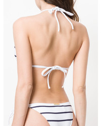 Heidi Klein Striped Triangle Bikini Top