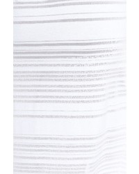 Foxcroft Shadow Stripe Cotton Blend Cardigan