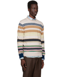 Paul Smith Beige Striped Sweater