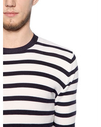DSQUARED2 Striped Ribbed Wool Sweater