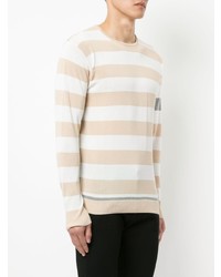 Loveless Striped Colour Block Sweater