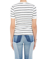 Frame 70s Striped Fitted T Shirt