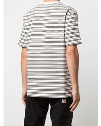 Carhartt WIP Akron Striped Cotton T Shirt