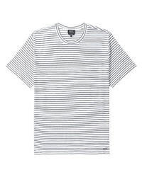 A.P.C. Aymeric Striped Cotton T Shirt