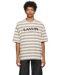 Lanvin Beige Striped T Shirt
