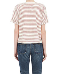 Current/Elliott Breton Striped Cotton Blend T Shirt