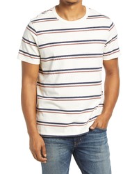 Madewell Gart Dyed Allday Crewneck T Shirt In Antique Cream Stripe At Nordstrom