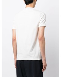 Fred Perry Glitch Striped Cotton T Shirt