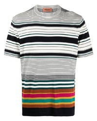 Missoni Multi Stripe Cotton T Shirt