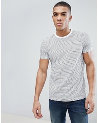 Esprit Organic T Shirt In White With Stripe
