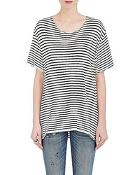 R 13 R13 Rosie Striped Cotton T Shirt