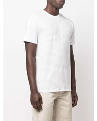 Vince Stripe Print Cotton T Shirt