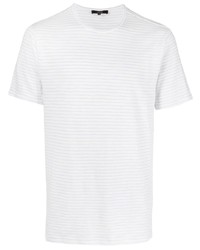 Vince Stripe Print Cotton T Shirt