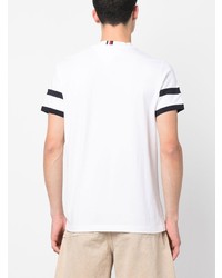 Tommy Hilfiger Striped Chest Embroidered Logo T Shirt