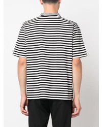 Aspesi Striped Collarless Cotton T Shirt