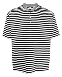 Aspesi Striped Collarless Cotton T Shirt