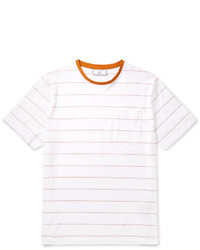 Ami Striped Cotton Jersey T Shirt