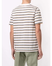 Cerruti 1881 Striped Cotton T Shirt