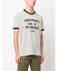 PT TORINO Striped Cotton T Shirt