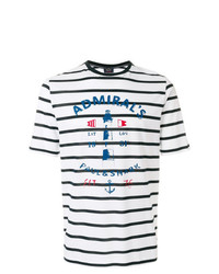 Paul & Shark Striped Logo T Shirt