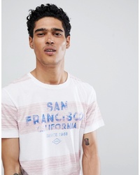 Esprit T Shirt In Stripe With San Fran Print