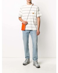 Kenzo Tiger Patch Pocket Striped T Shirt