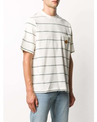 Kenzo Tiger Patch Pocket Striped T Shirt