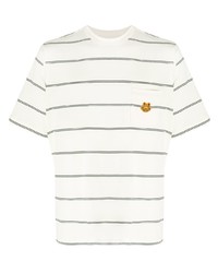 Kenzo Tiger Patch Pocket Striped T Shirt