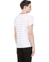 Levi's Vintage Clothing White Striped 1950s Sportswear T Shirt