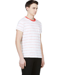 Levi's Vintage Clothing White Striped 1950s Sportswear T Shirt