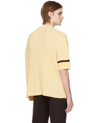 Jil Sander Yellow Stripe T Shirt