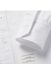 Thom Browne Slim Fit Striped Cotton Oxford Shirt