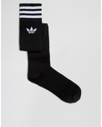 adidas originals 3 stripe knee high socks