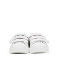 Etro White Stripe Logo Trainer Sneakers